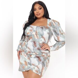 Baby Cake Puff Sleeve Mini Dress
